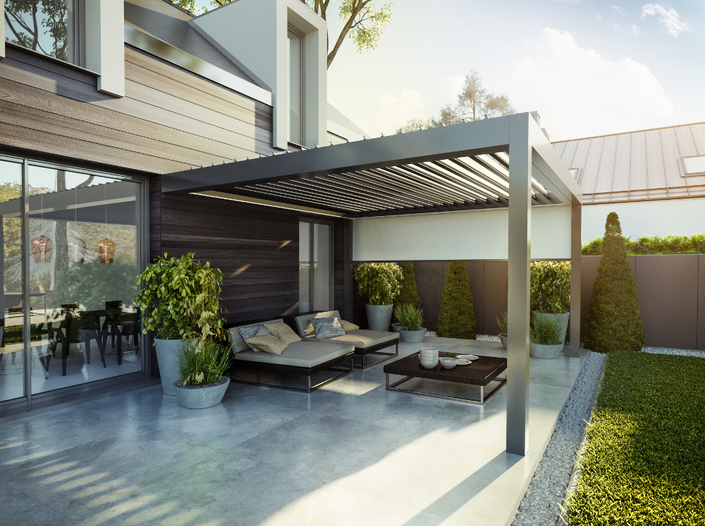 pergola bioclimatique outdoor living So!