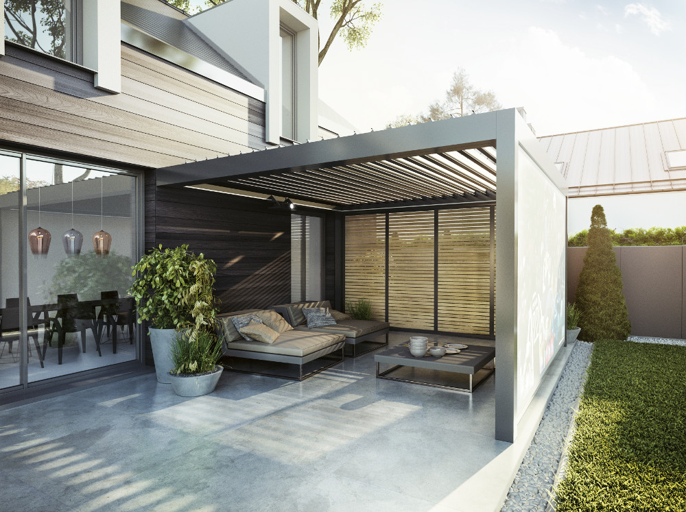pergola bioclimatique outdoor living So!