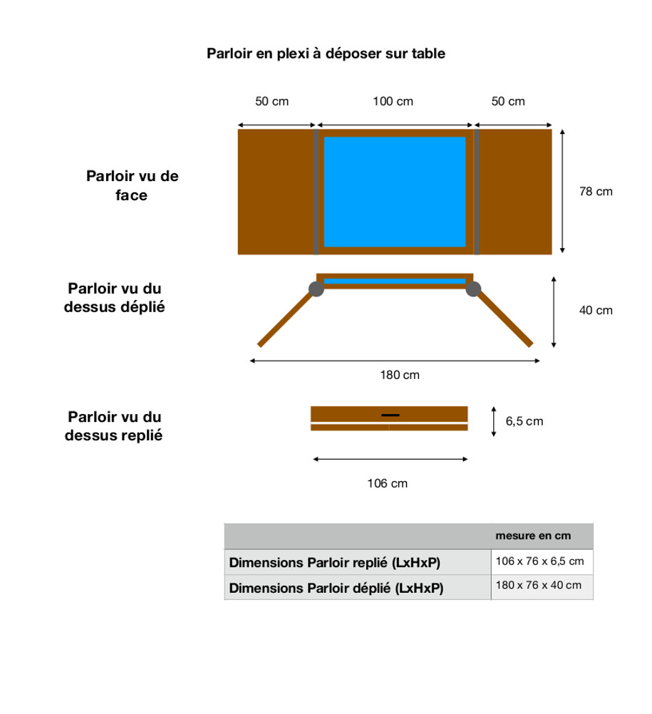 protection plexiglass parloir