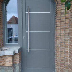 Porte d'entrée PVC- Rumes